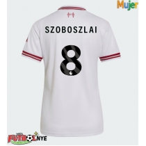 Camiseta Liverpool Dominik Szoboszlai #8 Visitante Equipación para mujer 2026-27 manga corta